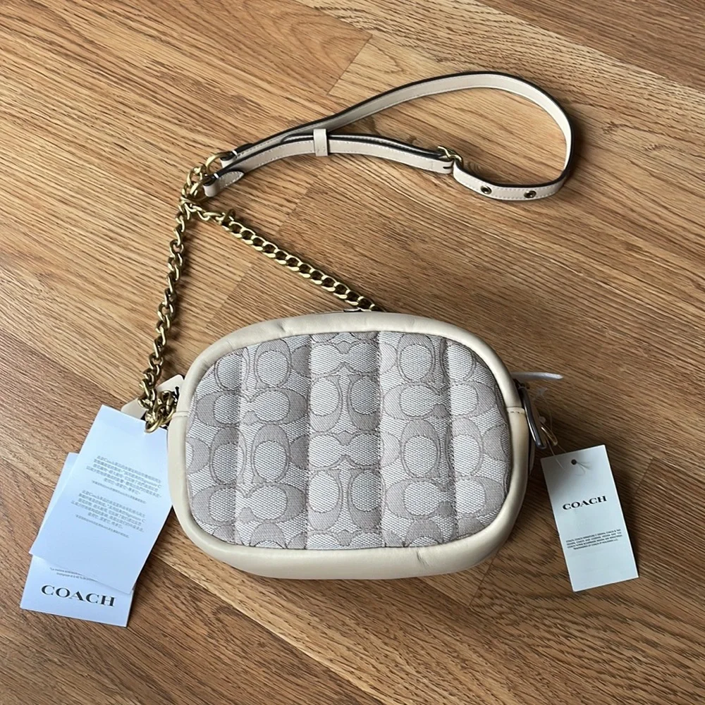 + COACH + Signature Jacquard Small Camera Bag - Picture 5 of 8